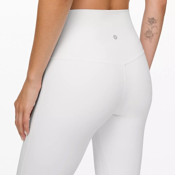 Lululemon Athletica NWT White Wunder Under HR 21” - Picture 4 of 10